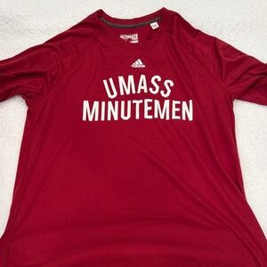 Adidas UMass Minutemen Maroon Tee
